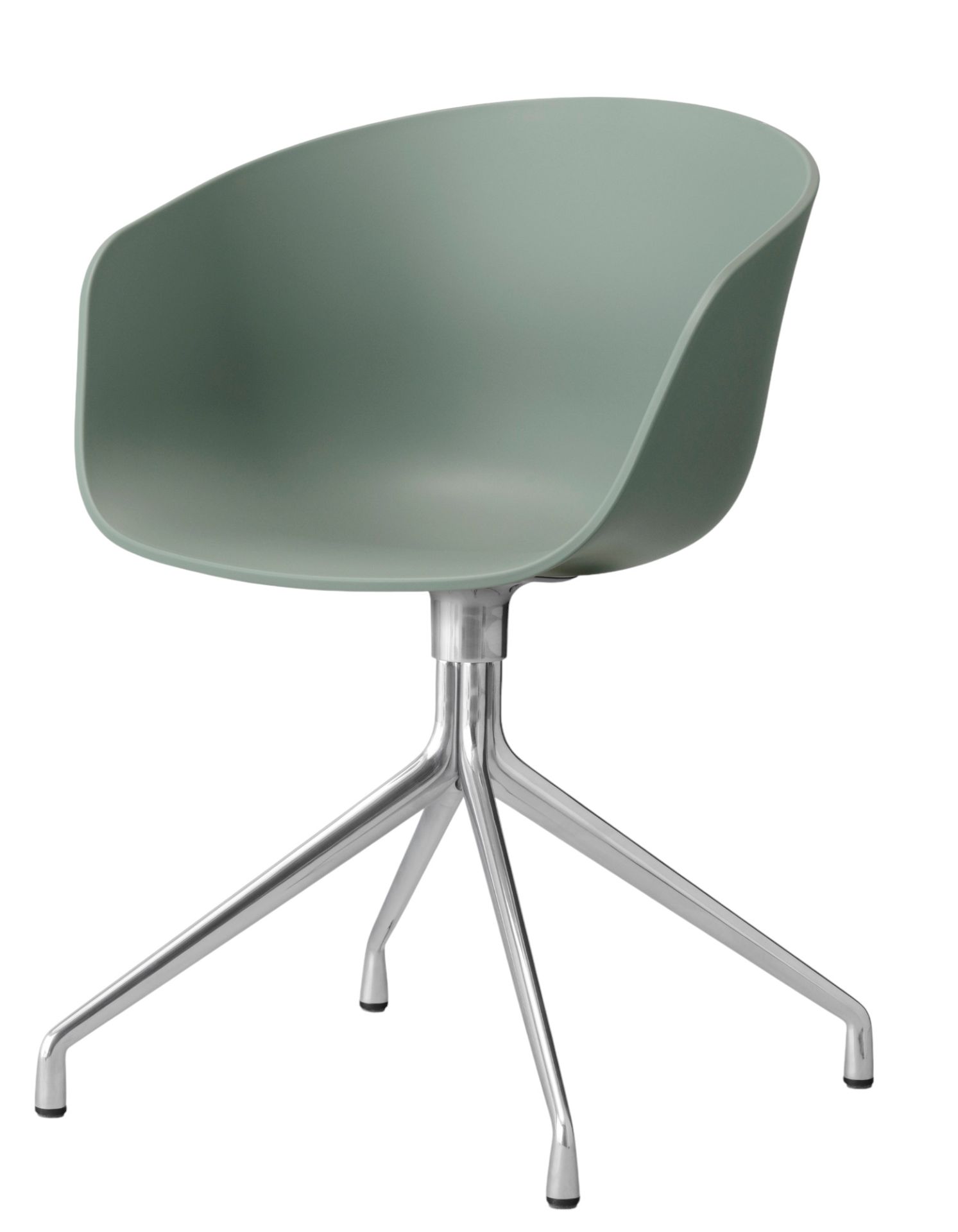 About A Chair AAC20 / AAC 20 Chair ALUMINIUM POLISHED / FALL GREEN 2.0 Hay SINGLE PIECES